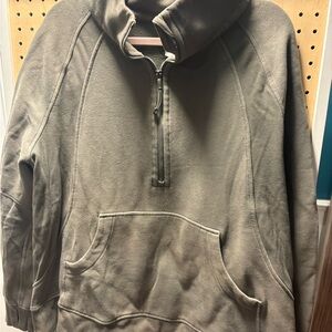 lululemon athletica Gray Zip-Up Sweater